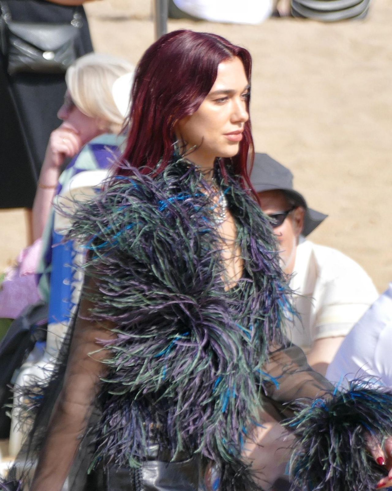 DUA LIPA AT O2 COMMUNICATIONS COMMERCIAL SET IN KENT05